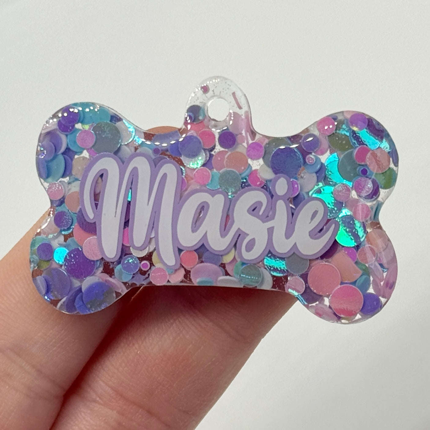 RAPUNZEL GLITTER TAG