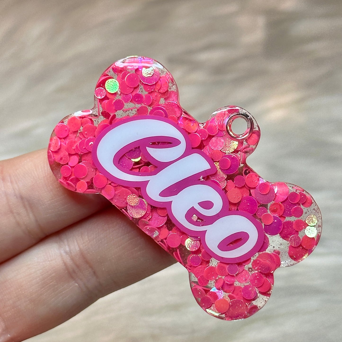 MOANA GLITTER TAG