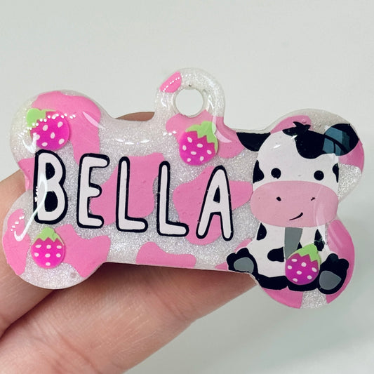 STRAWBERRY COW TAG