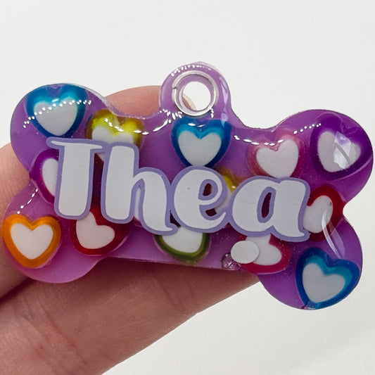 COLOURFUL HEARTS TAG