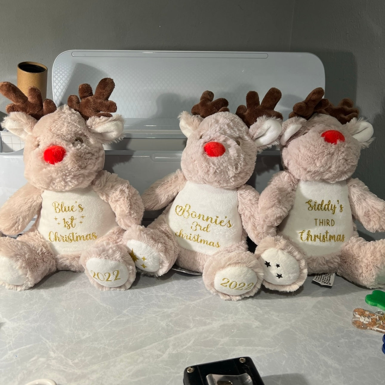 CHRISTMAS REINDEER TEDDY