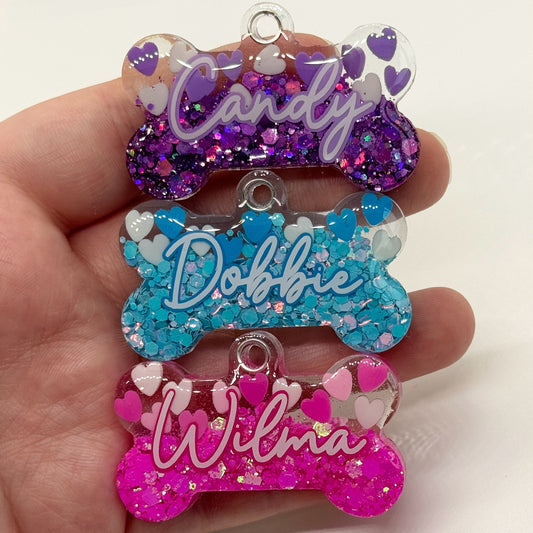 GLITTER | HEARTS TAG