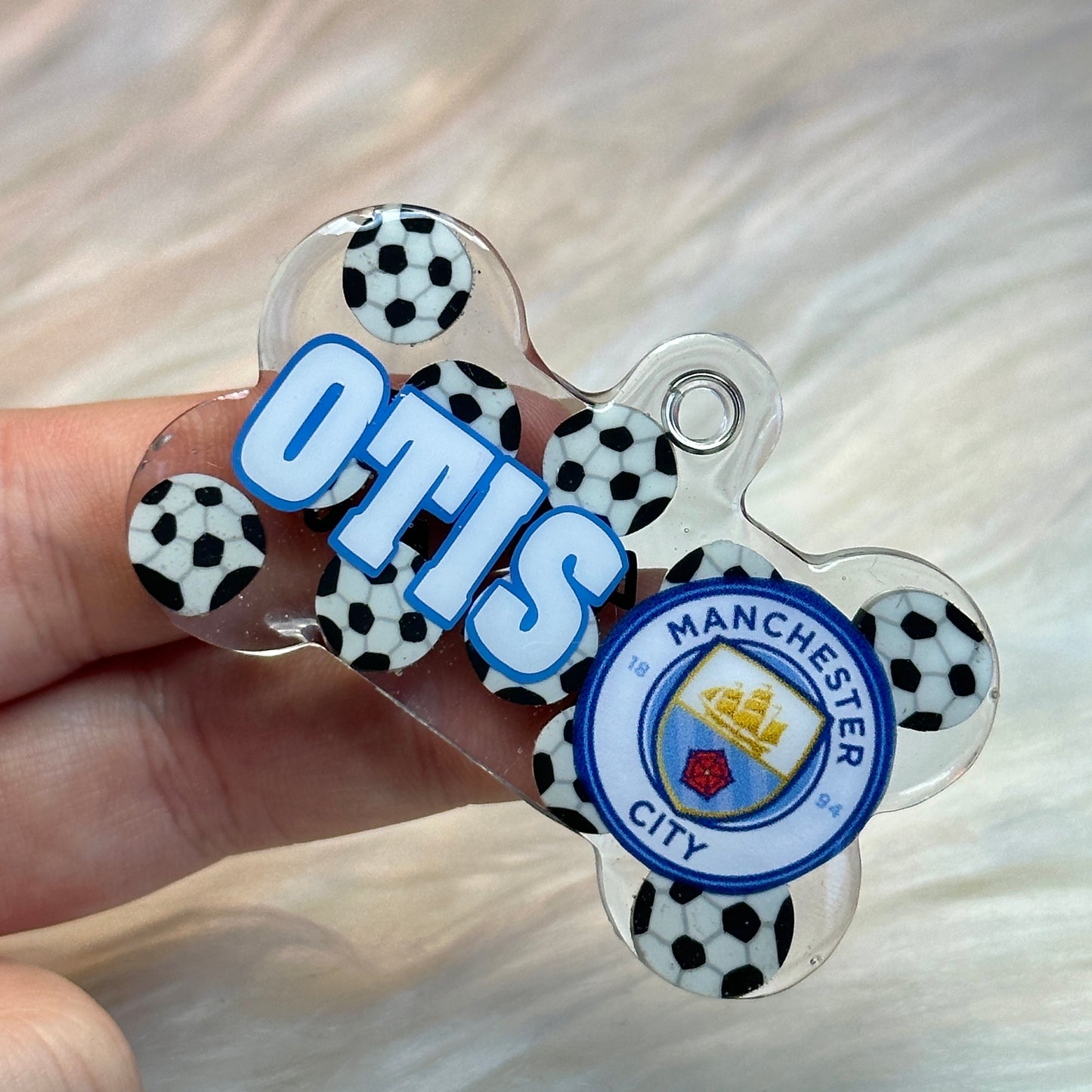 CUSTOM FOOTBALL BADGE TAG