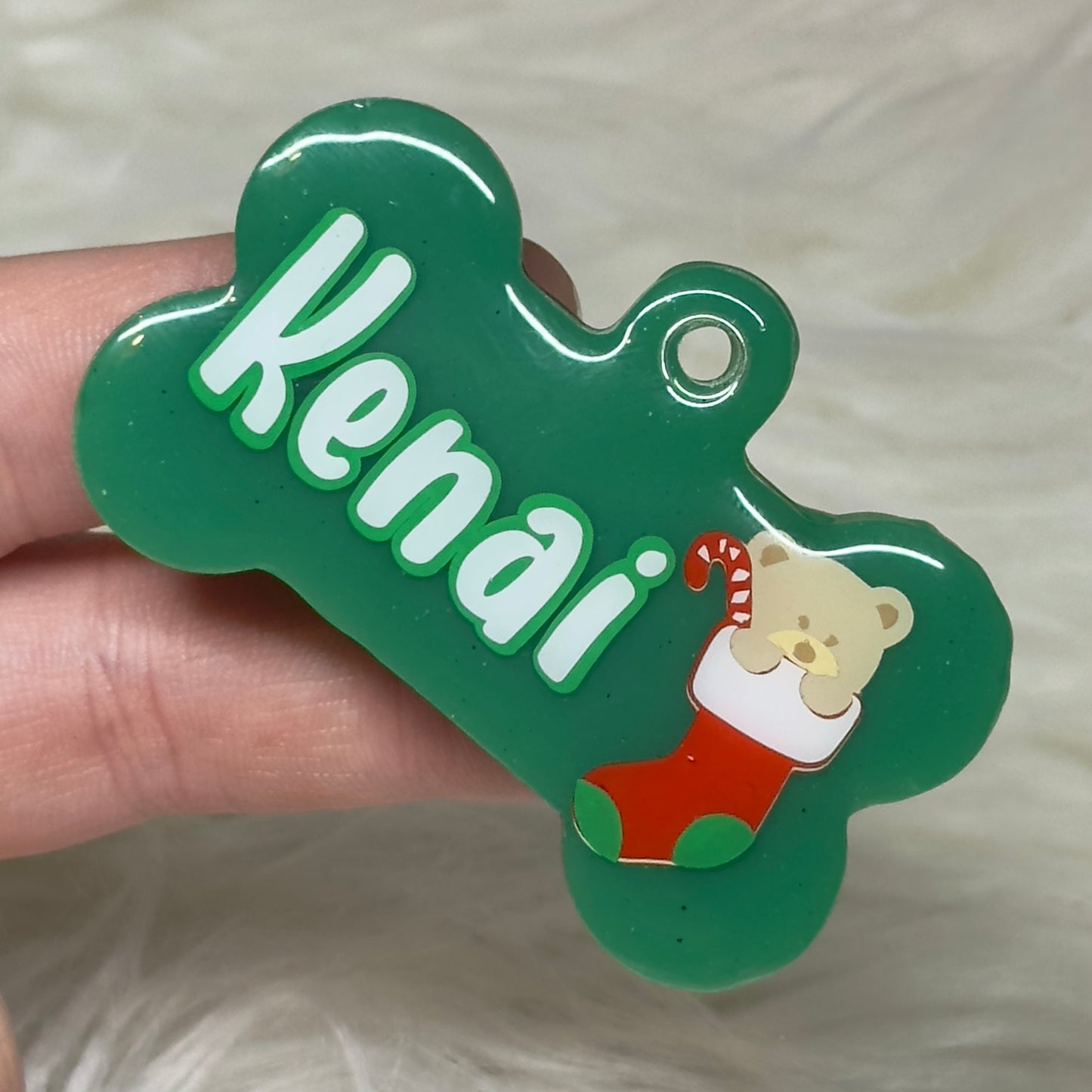 TEDDY STOCKING TAG