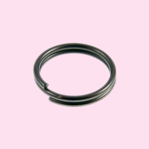 BLACK SPLIT RING 15MM