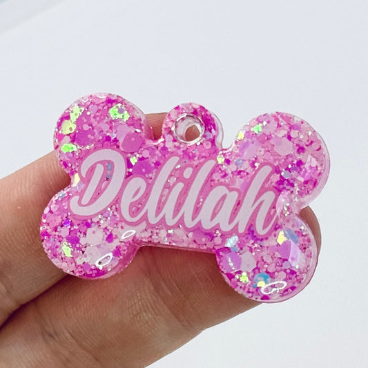 PINK POTION GLITTER TAG