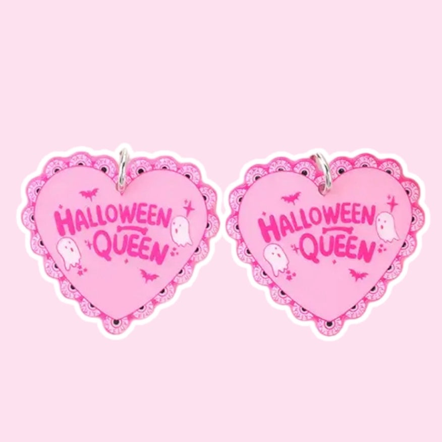 PINK HALLOWEEN QUEEN COLLAR CHARM