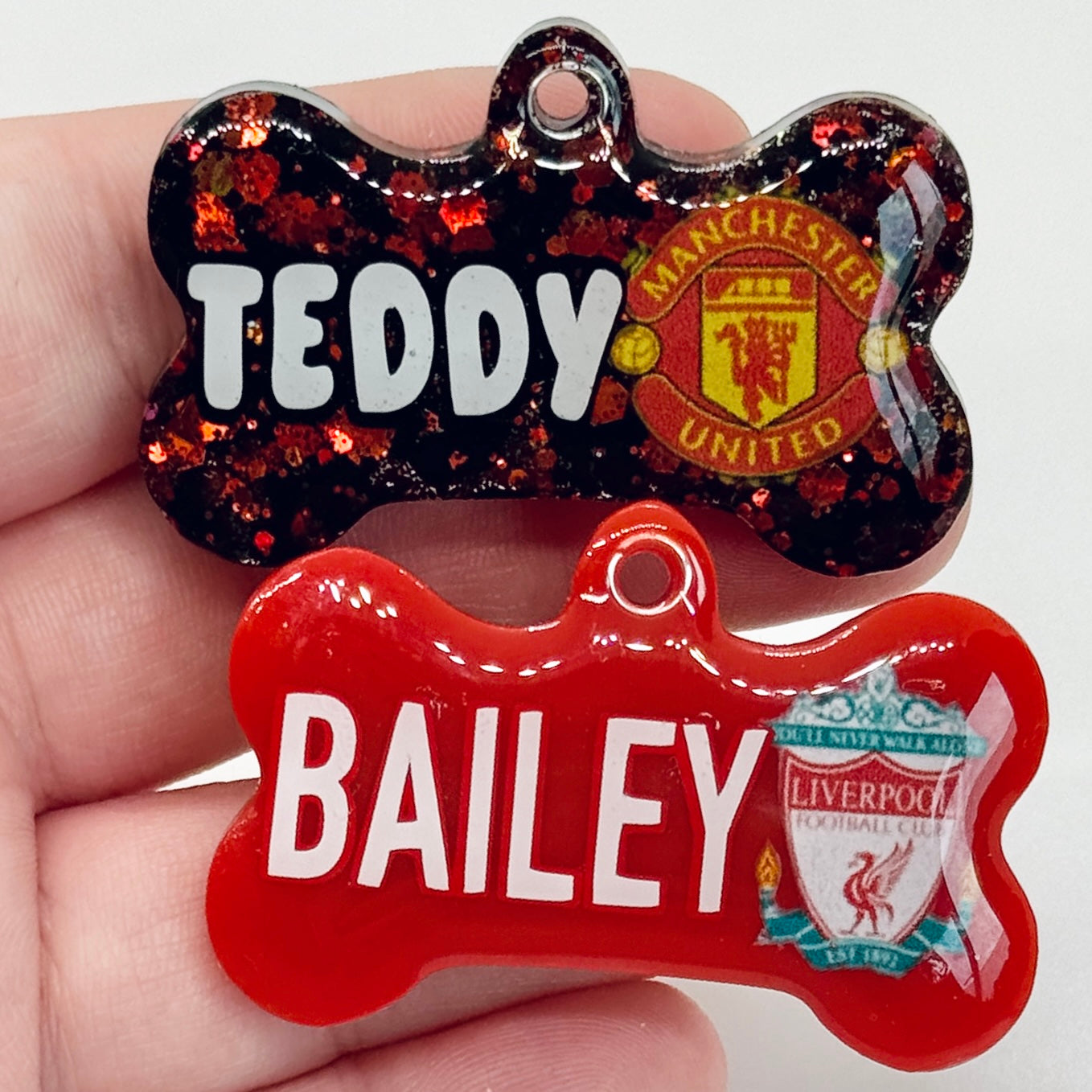 CUSTOM FOOTBALL BADGE TAG