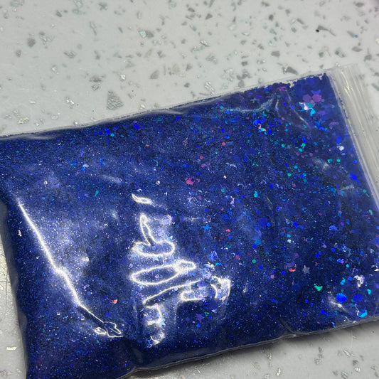 SODALITE GLITTER TAG