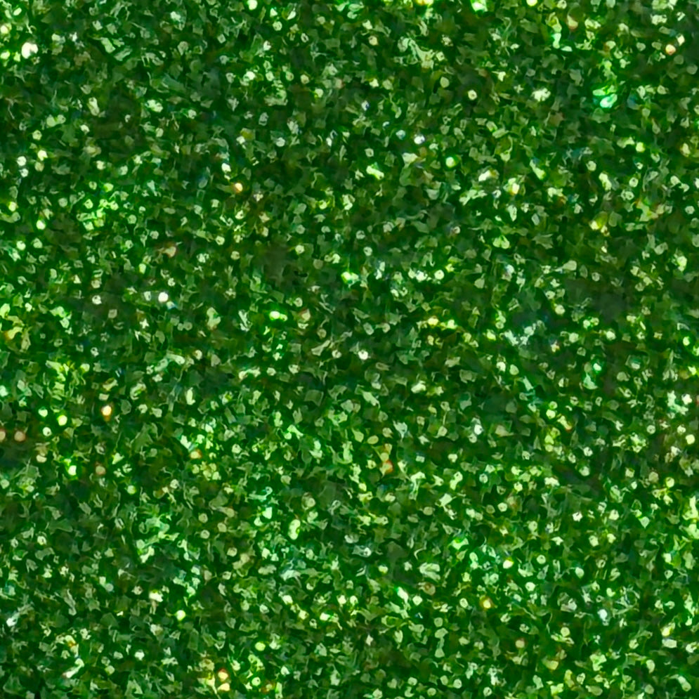 DARK GREEN FINE GLITTER TAG