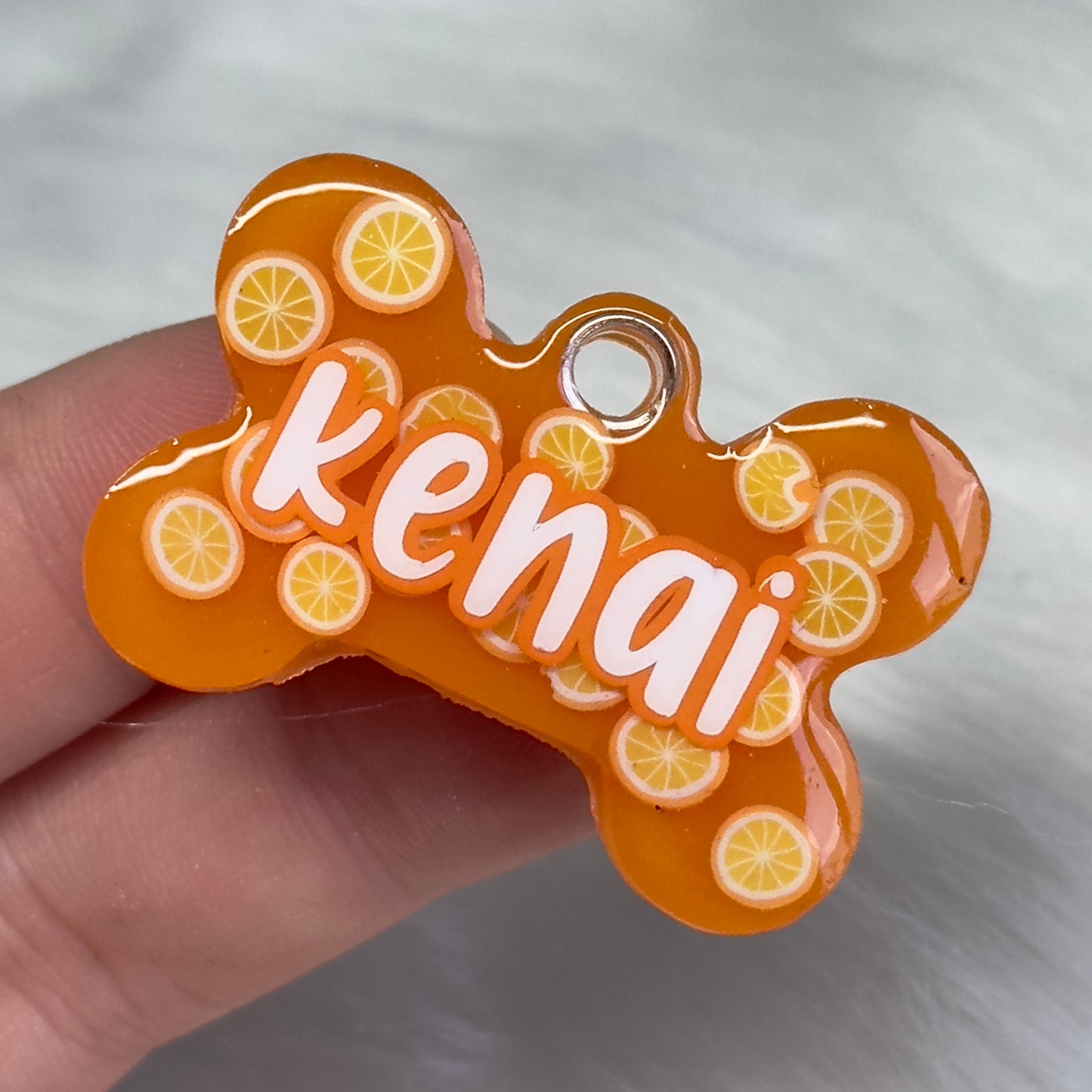 ORANGE FRUIT TAG