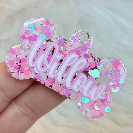 AURORA GLITTER TAG