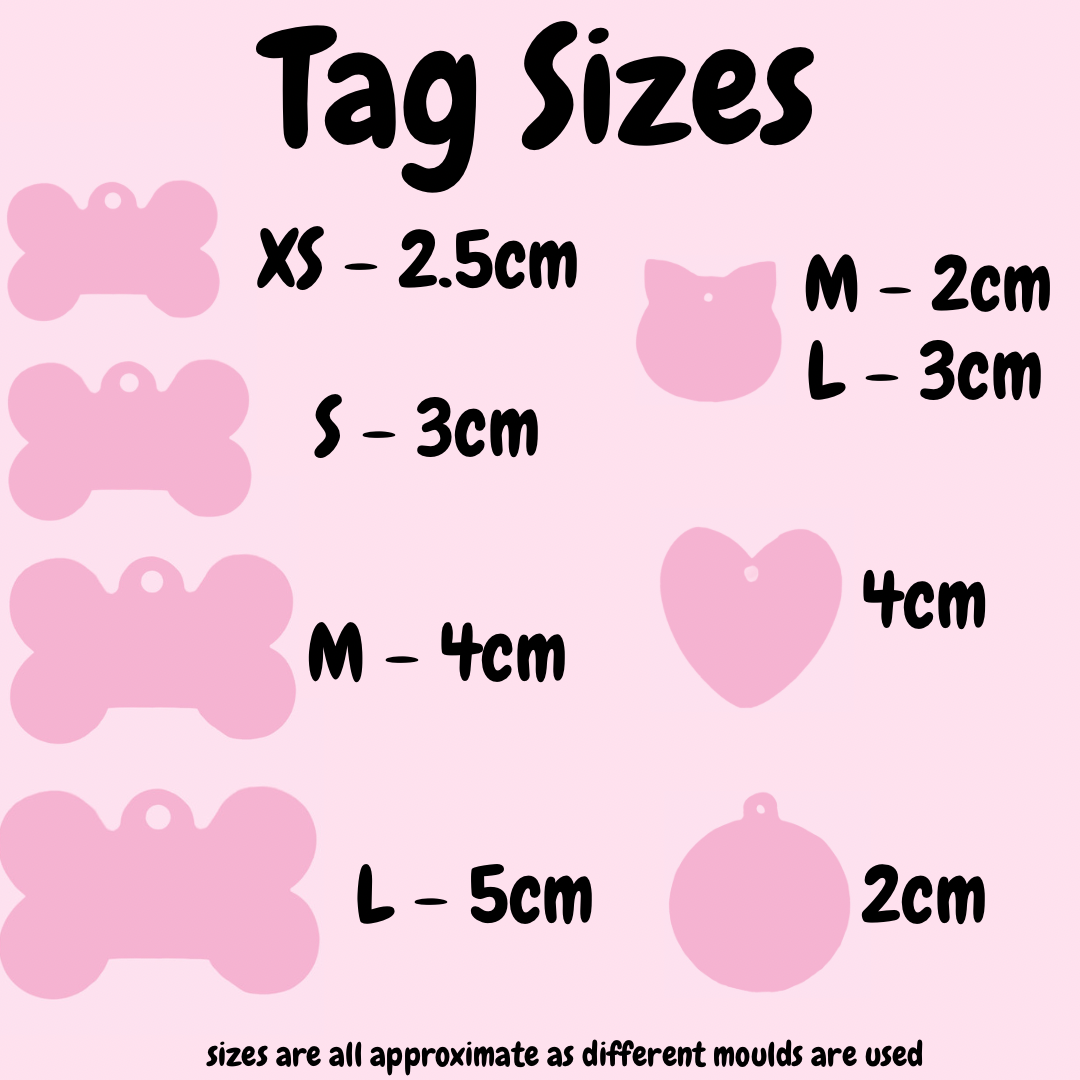 RED HEARTS TAG