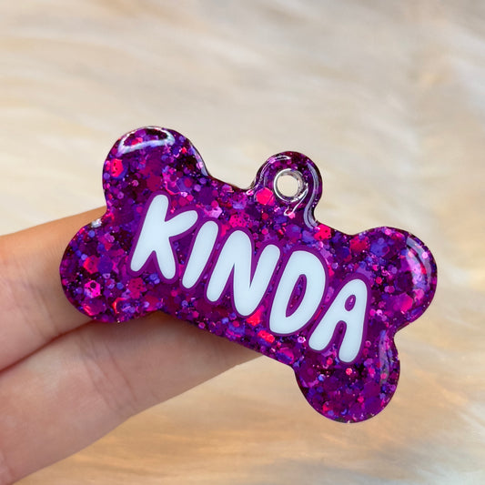 PURPLE WURPLE GLITTER TAG