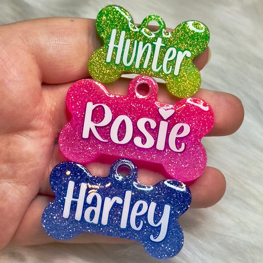 OMBRÉ JELLY GLITTER TAG