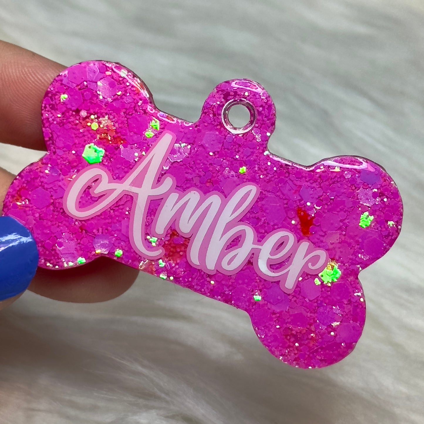 CALIFORNIA GIRL GLITTER TAG