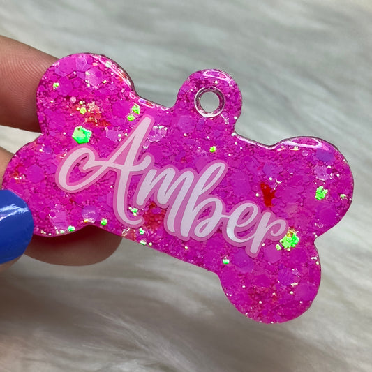 CALIFORNIA GIRL GLITTER TAG